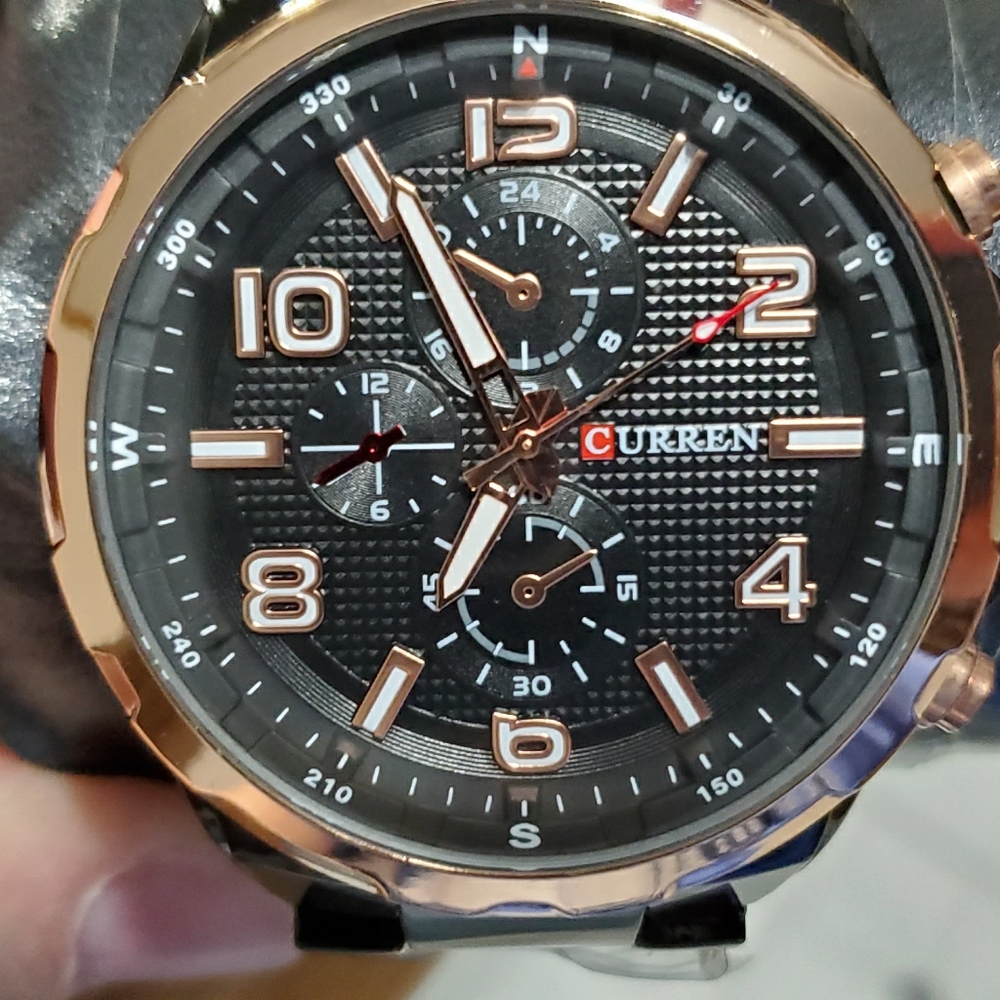 Curren Mens Water Resistant Watch